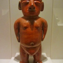 Figurine of the Viru culture (1250 B.C. - 1 A.D.) in the Museo de Arte Precolombino in Cusco